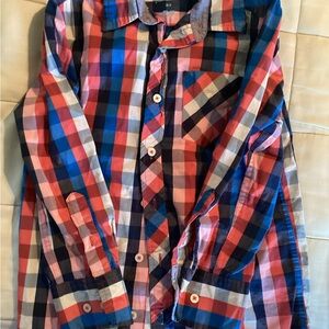 Boys Multicolor Plaid Shirts